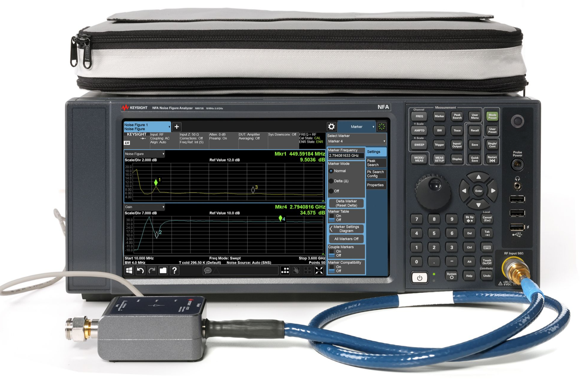 N8973B 510 MHz 至 3.6 GHz噪声系数分析仪，多点触控|是德/KEYSIGHT
