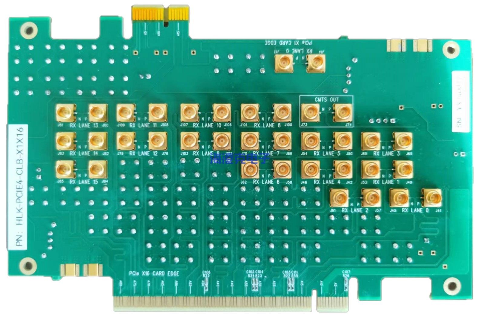 PCIE 4.0 CLB x1x16测试夹具