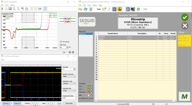 Application software for Sequid TDR devices 用于 Sequid TDR 设备的应用软件