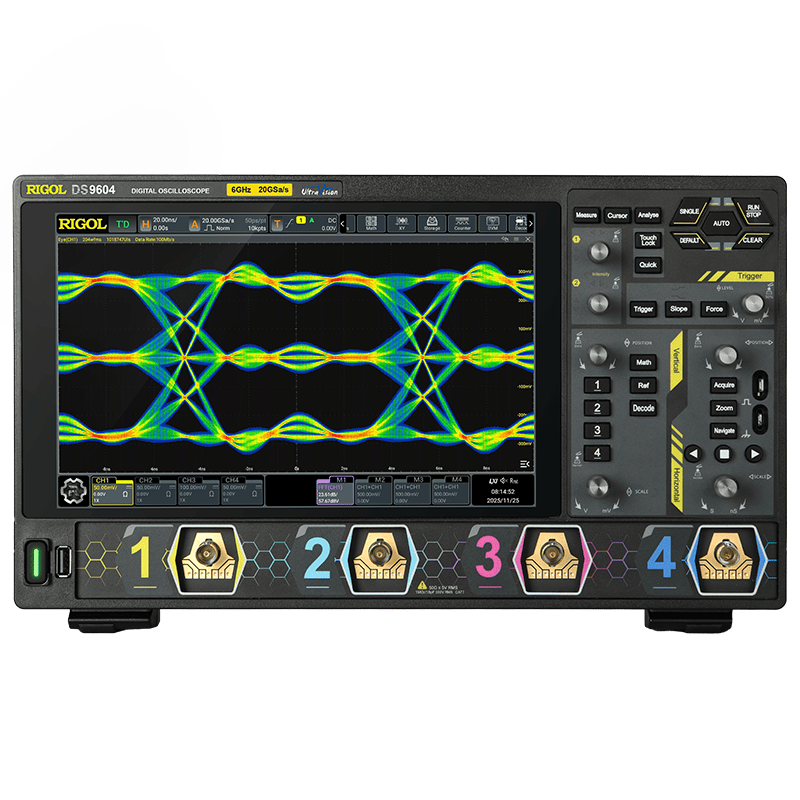 MSO/DS9000 2/2.5/4/6GHz带宽 2/4通道 8位数字示波器 20GSa/s|普源精电