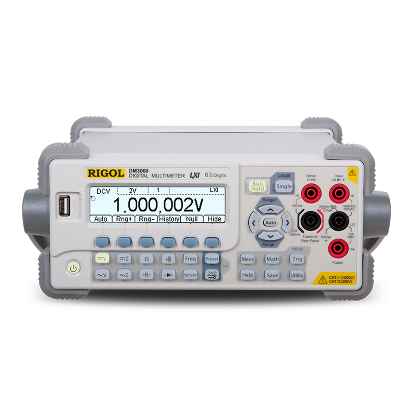 DM3068 6&frac12;位2200000计数数字万用表 0.004%年准确度 10Krdgs/s 512K读数存储|普源精电