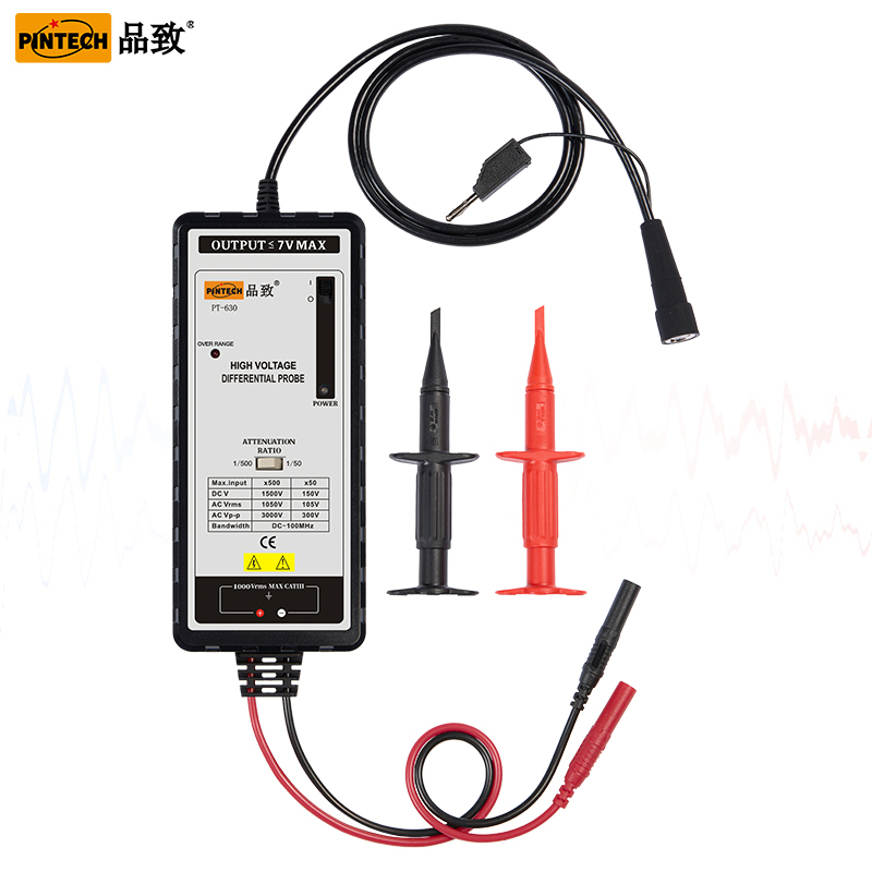 PT-630 100MHz差分探头 3000Vp-p|Pintech品致
