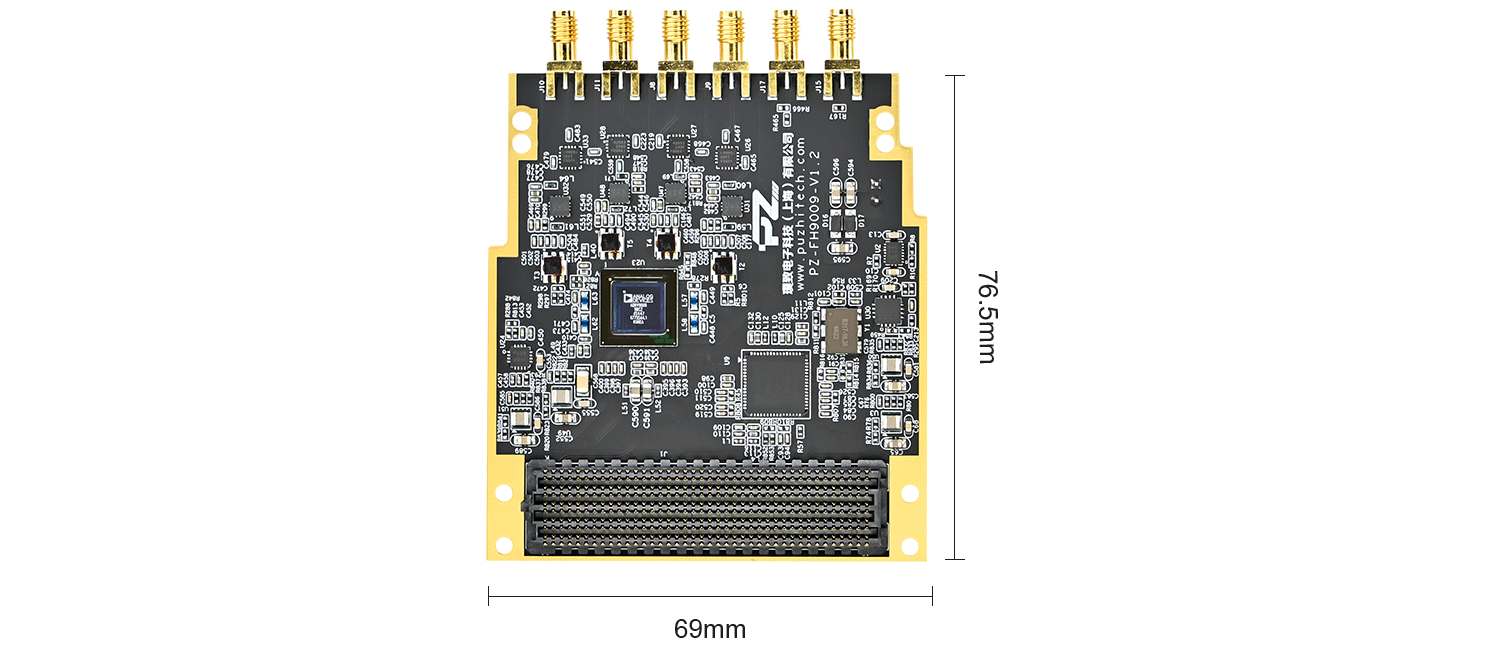 PZ-FH9009 射频子卡 官方产品尺寸