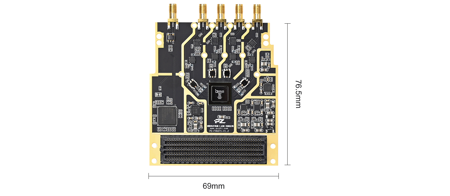 PZ-FH9371 射频子卡 官方产品尺寸