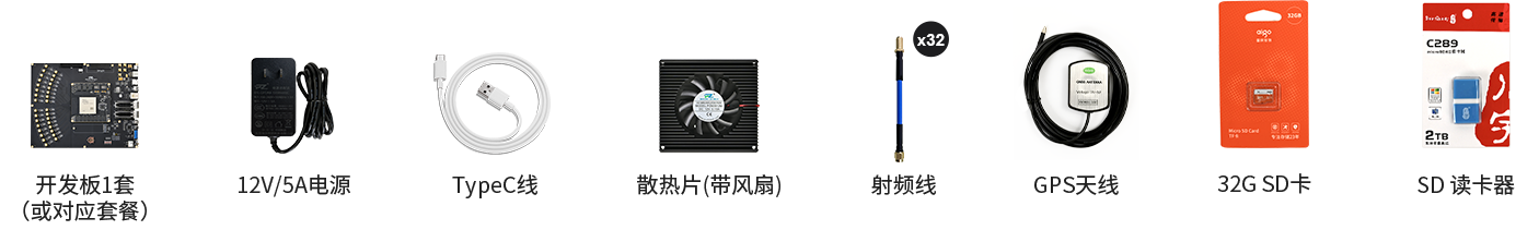 PZ-ZU49DR-KFB 软件无线电开发板 官方标配发货清单