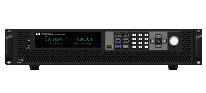 IT-M3800系列 1U@6kW回馈式直流电子负载 高效的能量回馈|艾德克斯