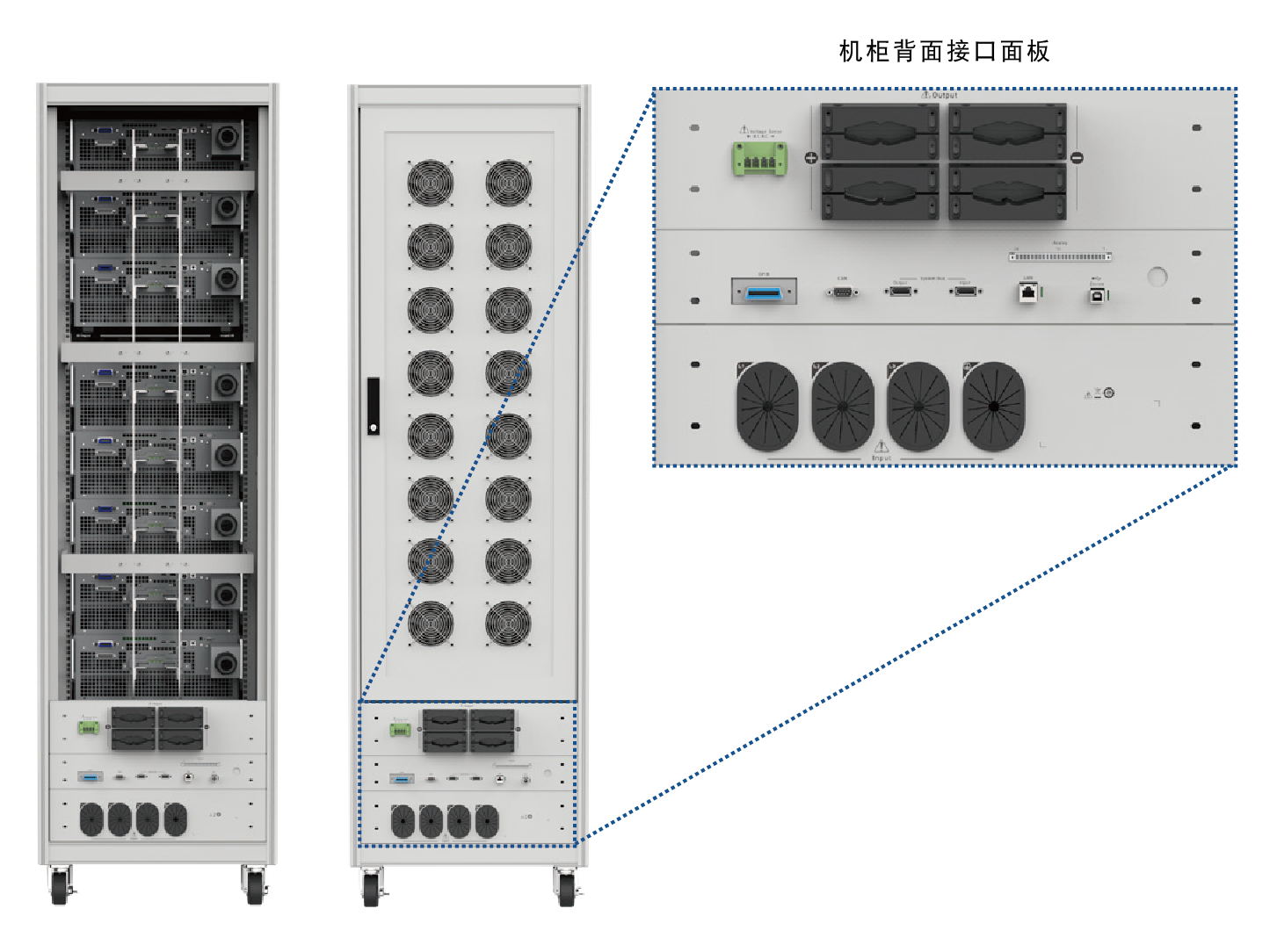 62000DSeries 可程控双向直流电源供应器 官方图示