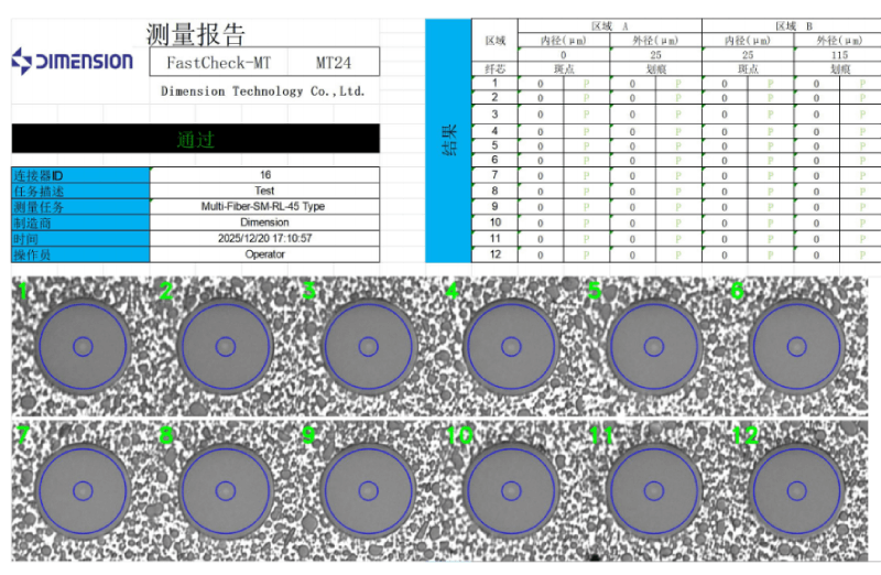 FastCheck MT 多芯全端面检测仪 官方图示