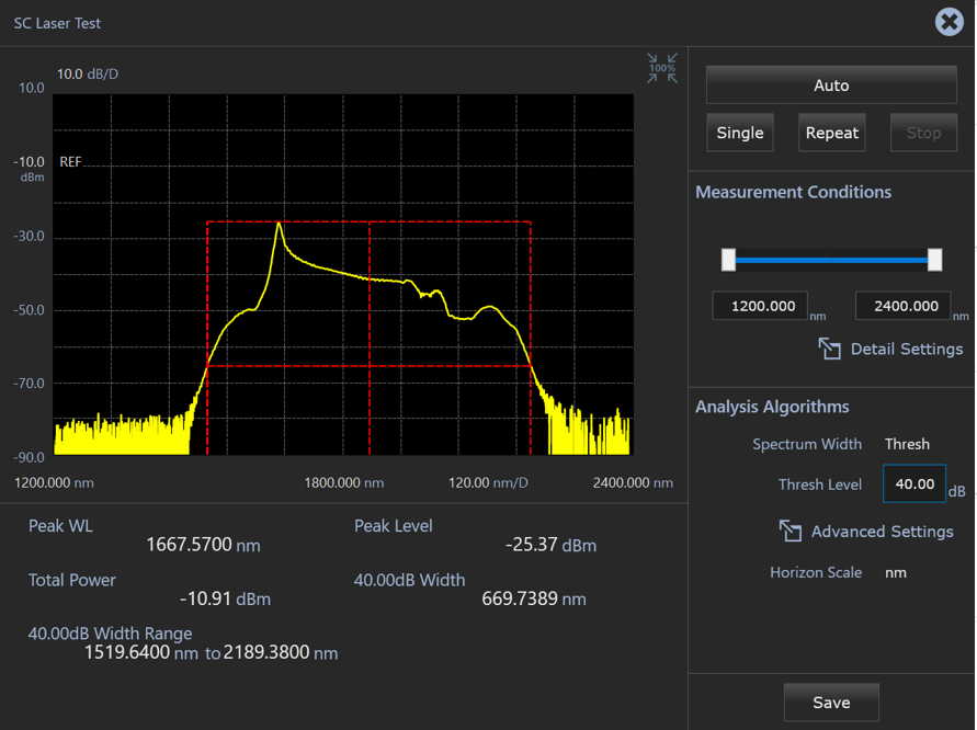 AQ6380 Optical Spectrum Analyzer APP WDM Test | Yokogawa Test&Measurement