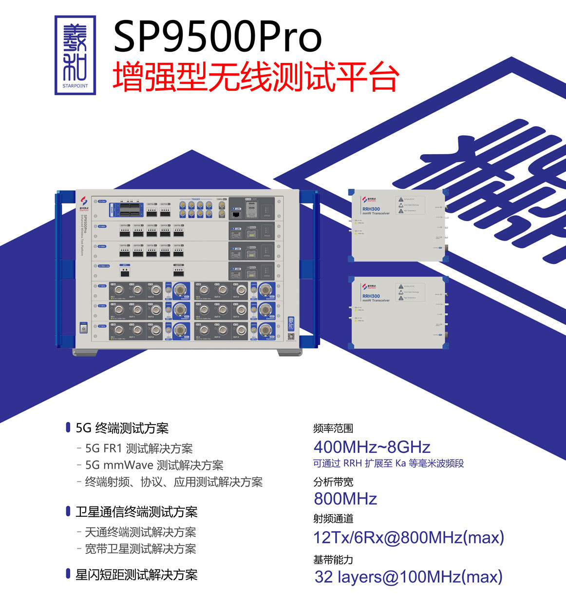 SP9500Pro 增强型无线测试平台