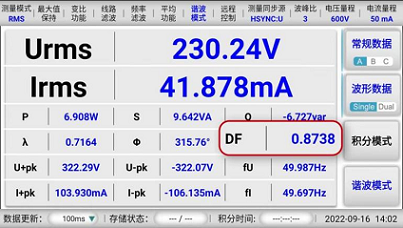 PF510 官方产品图文（位移因数测量）