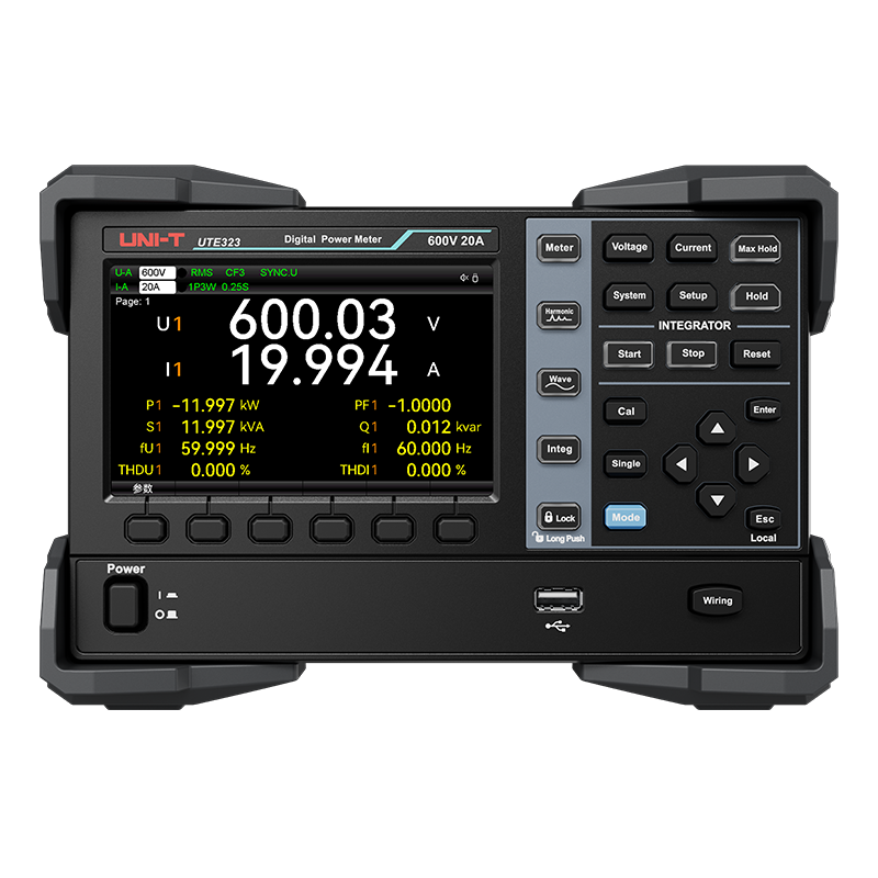 UTE323 数字功率计 DC至300kHz|优利德