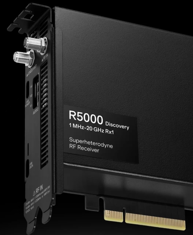 4.98万元！20GHz，500MHz实时带宽，PCIe全带宽流盘，海得逻捷R5000高性能宽带接收机全新发布