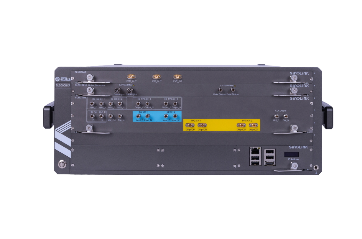 SL3000BXR 0.48GBaud至32.4GBaud 8通道 高级注抖高速误码仪|中星联华